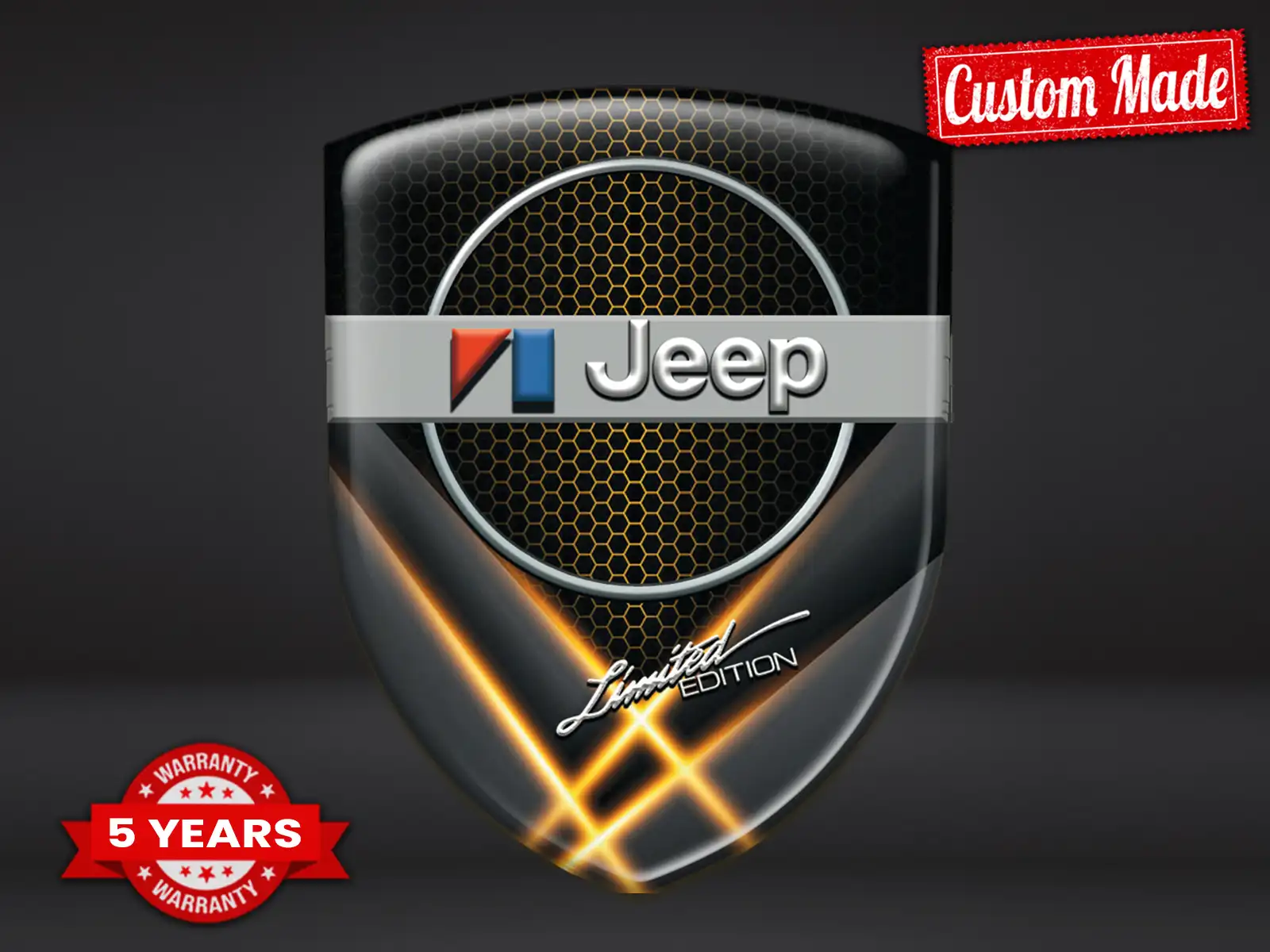 Jeep Heckscheibensticker Limitiert Universal Robust